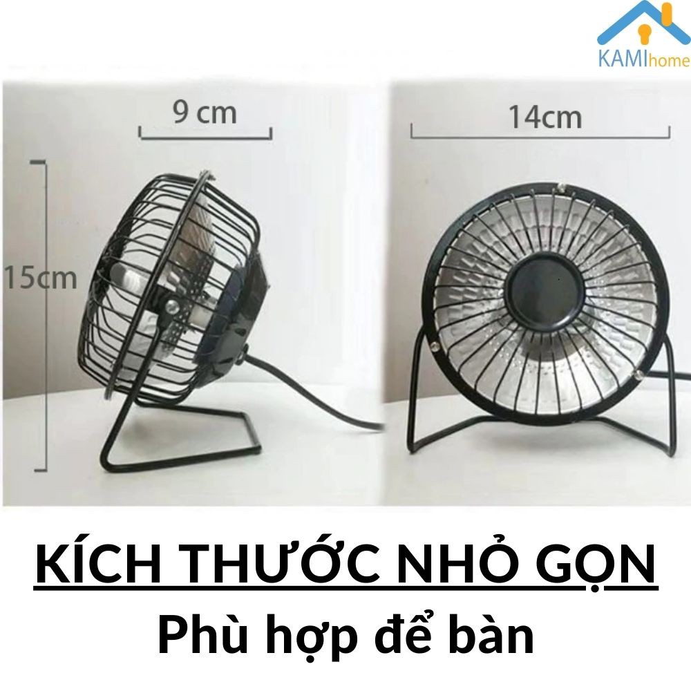 Đèn sưởi ấm mini dạng Quạt để bàn văn phòng nhà tắm cho trẻ em bé Kamivietnam 17012