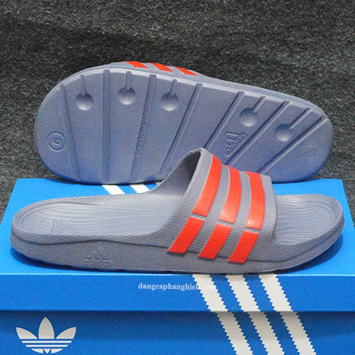 Dép Adidas Duramo chính hãng xám đỏ