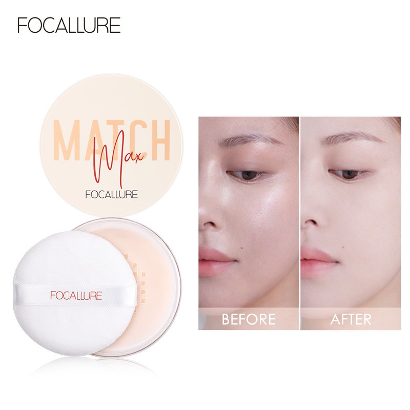 Phấn Phủ FOCALLURE Trang Điểm Giúp Kiềm Dầu Tối Đa 10g FPP1 | BigBuy360 - bigbuy360.vn