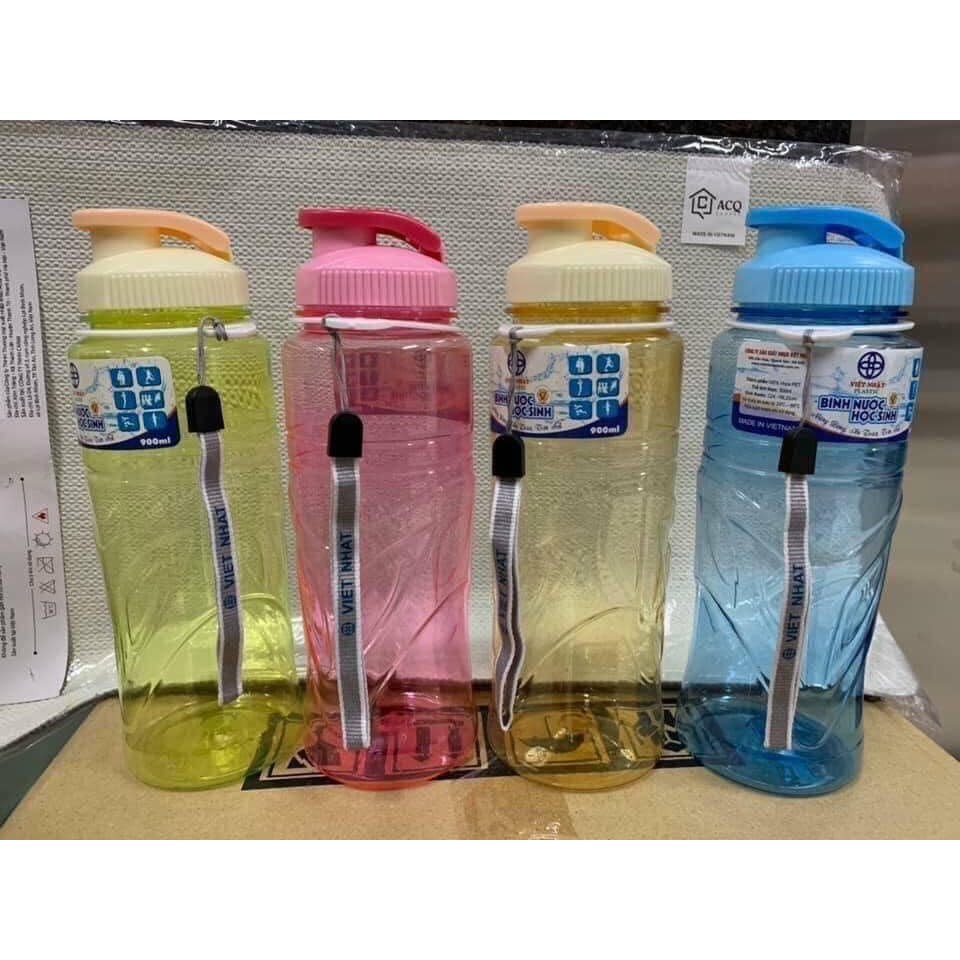 Bình Đựng Nước Học Sinh, Đi Thể Thao - Bình Đựng Nước Đa Năng 900ml
