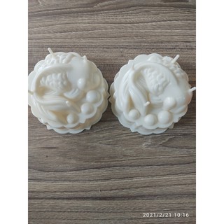 2 KHUÔN RAU CÂU TRUNG THU HÌNH CÁ VÀNG 10 x 4.5