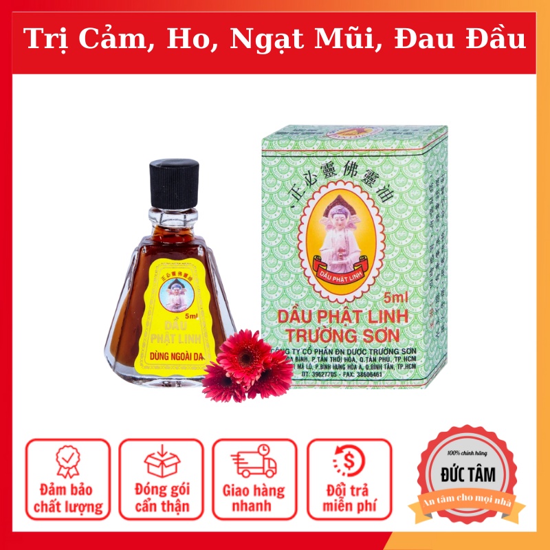 Dầu Gió Phật Linh Trường Sơn Chai 5ml