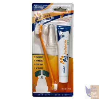 BỘ BÀN CHẢI VÀ KEM ĐÁNH RĂNG CHO CHÓ