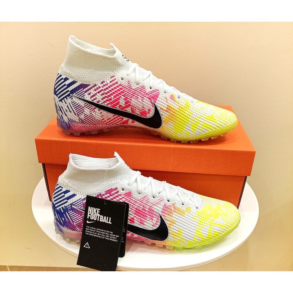 Giày đá bóng Mercurial Vapor 13 cao cổ đế TF nhiều màu giày đá banh cỏ nhân tạo