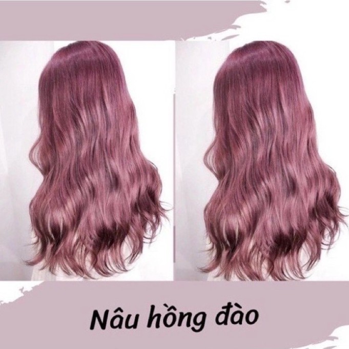 thuốc nhuộm tóc màu hồng đào