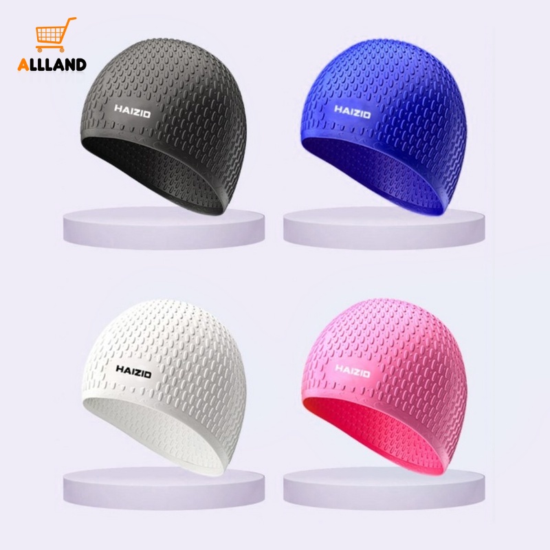 Mũ Bơi Silicone 3D Co Giãn Dành Cho Nam Và Nữ