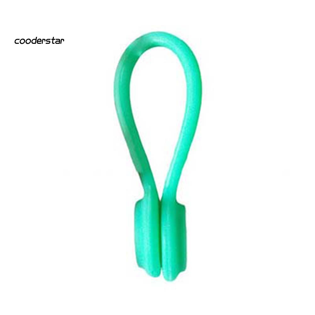 Dây silicon buộc cáp sạc / tai nghe có đầu nam châm chắc chắn