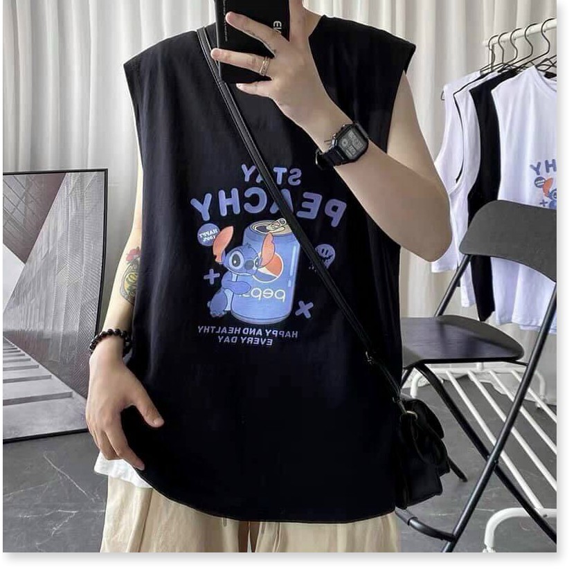Áo thun ba lỗ NAM HOẠ TIẾT HOẠT HÌNH CỰC ĐẸP 2021 KME STORE