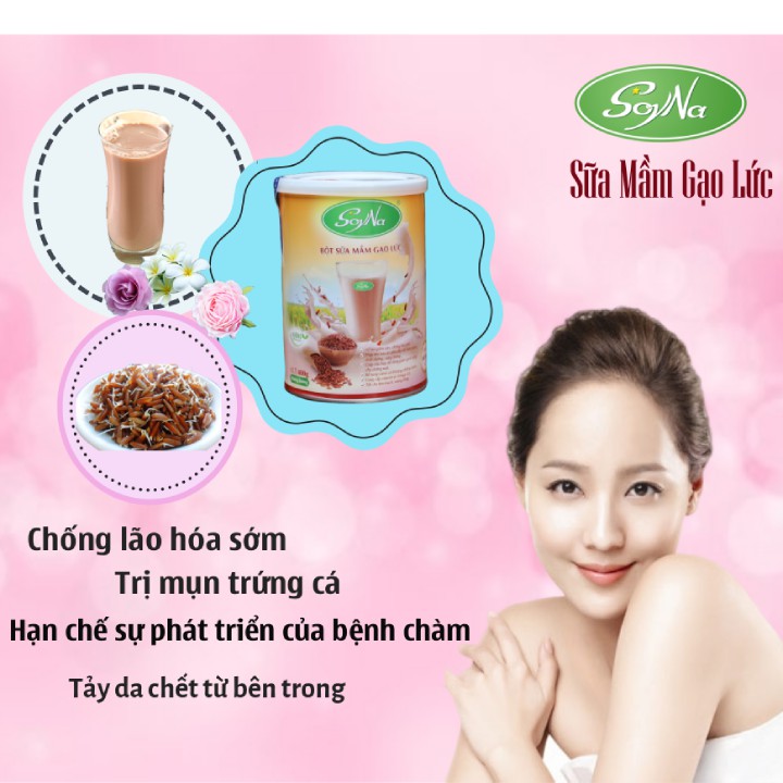 Sữa Gạo Lứt Giảm Cân SoyNa - Nhanh, An Toàn, hộp 400g