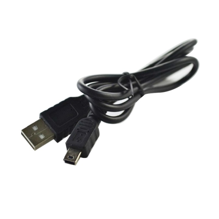 Dây nguồn Mini USB, dài 0.8m, đầu cắm nguồn USB