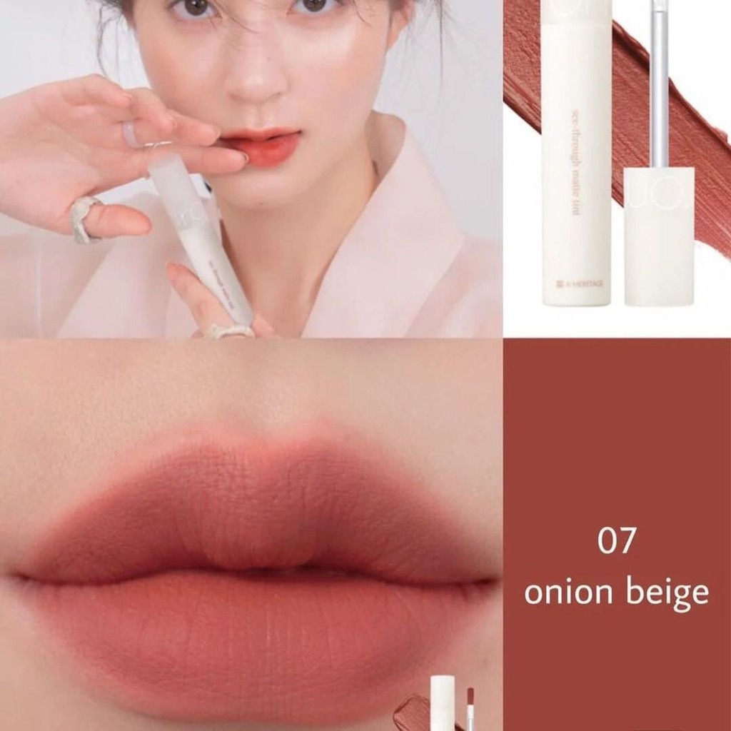 Son rom&nd be orginal hanbok SEE-THROUGH MATTE TINT có sẵn, mua buôn liên hệ