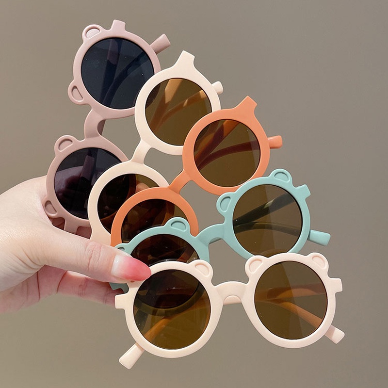 Kính Mát Gọng Hình Gấu Dễ Thương Cho Bé Gái