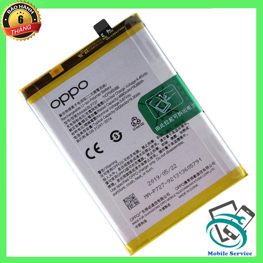 Pin OPPO A5, A9, A11 (2020), [BLP727], Chính Hãng