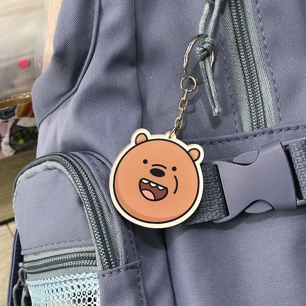Móc Khóa 3 Con Gấu Bản Nhựa Nhân Vật We are Bear Cao Cấp