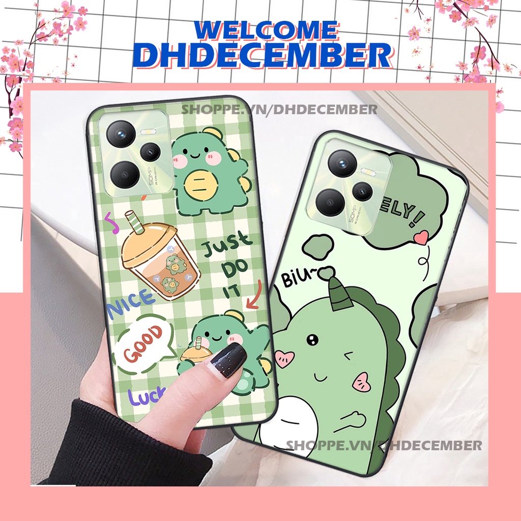 Ốp lưng Realme C35 in hình khủng long , gấu nâu xinh xắn, siêu cute  mà còn vô cùng RẺ -ĐẸP