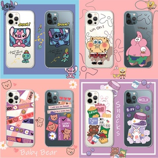 Hoạt Hình Ốp Điện Thoại Silicon Tpu Mềm Trong Suốt Họa Tiết Spongebob Cho Samsung Galaxy A9 C5 C7 C9 Pro / J7 J5 2015