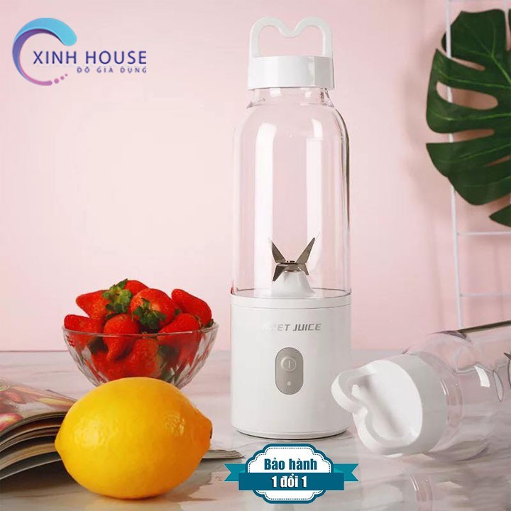 ( HÀNG LOẠI 1) Máy xay sinh tố mini MEET JUICE CẦM TAY loại đẹp