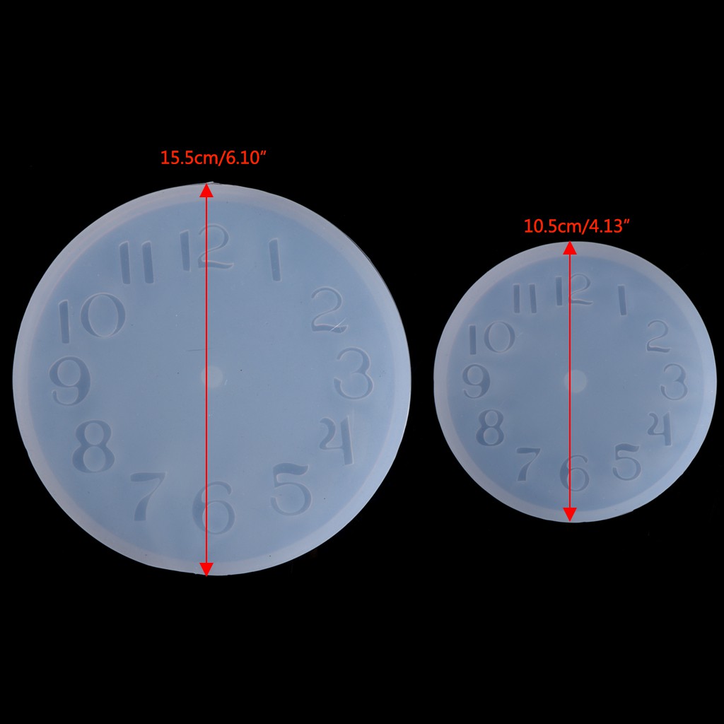 Khuôn silicon làm đồ trang sức hình đồng hồ sáng tạo