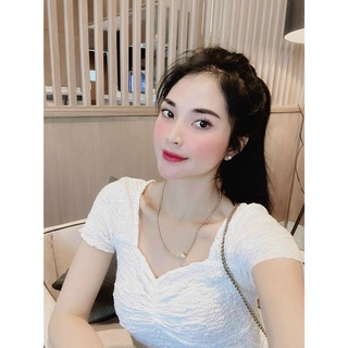 Áo Thun Nữ Cổ tròn  Chất Đũi Xốp Cực Mát