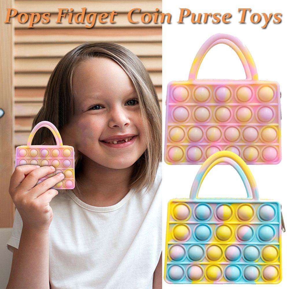 Herietta Ví Đựng Tiền Xu Mini Bằng Silicone Cho Người Lớn Popite Pioneer Pioneer Túi Cảm Ứng Popper