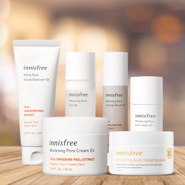 Bộ dưỡng trắng Whitening Pore Innisfree