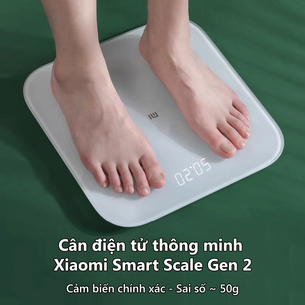 Cân điện tử thông minh Xiaomi Mi Smart Scale 2 kết nối bluetooth theo dõi sức khỏe KL01