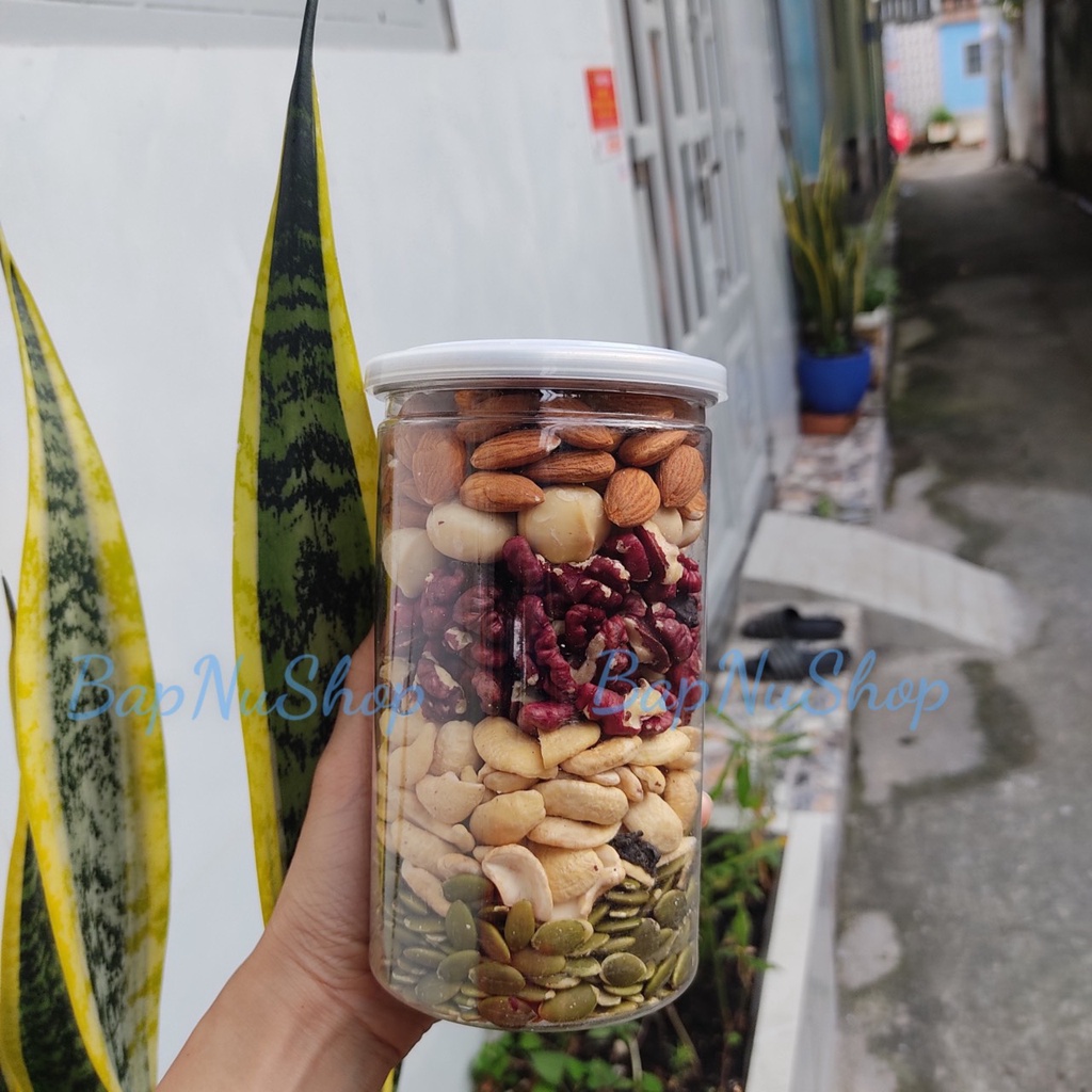 Mix 5 Loại Hạt Dinh Dưỡng 500g (macca, óc chó đỏ, hạt điều, hạt bí, hạnh nhân)