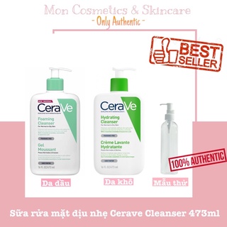 Sữa rửa mặt Cerave Foaming/Hydrating Facial Cleanser
