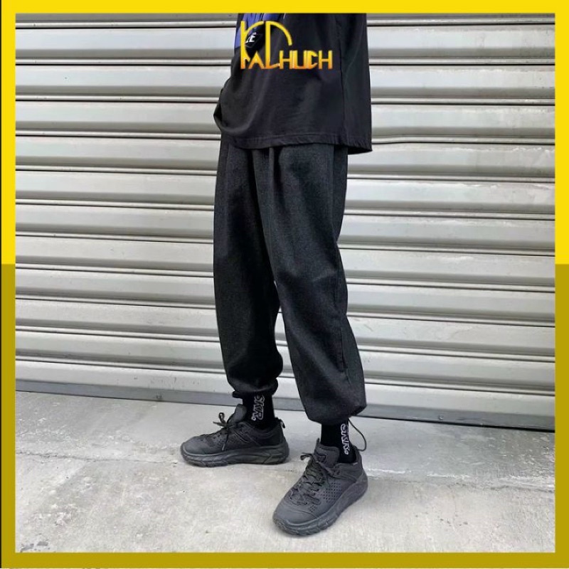 QUẦN ỐNG RỘNG NHUNG TĂM BO RÚT GẤU - KCFE1