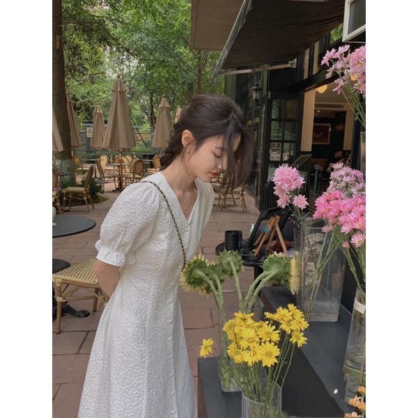 Đầm mùa thu cổ tim điệu đà Soca BT167