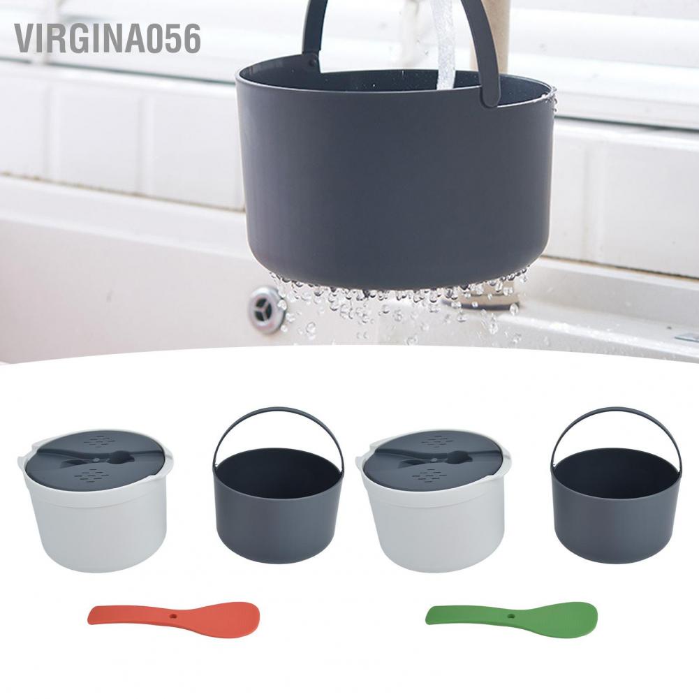 Hàng Hot Nồi cơm điện vi sóng 2L Lớp thực phẩm Chất liệu PP Thìa Nắp Bộ lọc Bộ nồi hấp Hàng giao ngayVirgina056