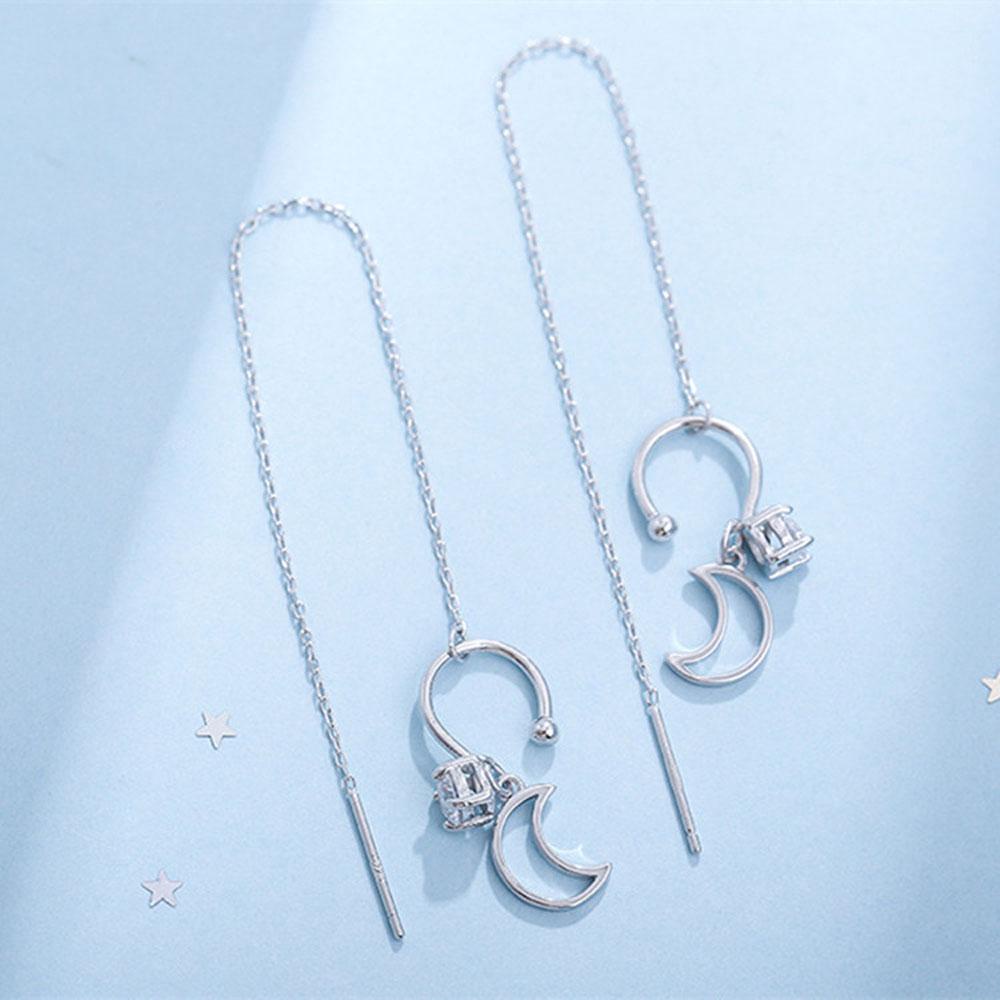 Bông Tai Hình Mặt Trăng Độc Đáo Thời Trang VANES1