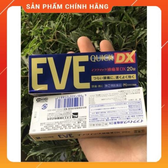 Freeship- Chuẩn Auth 100%  Hộp đựng viên Eve Quick/DX/EX Nhật bản 40 viên