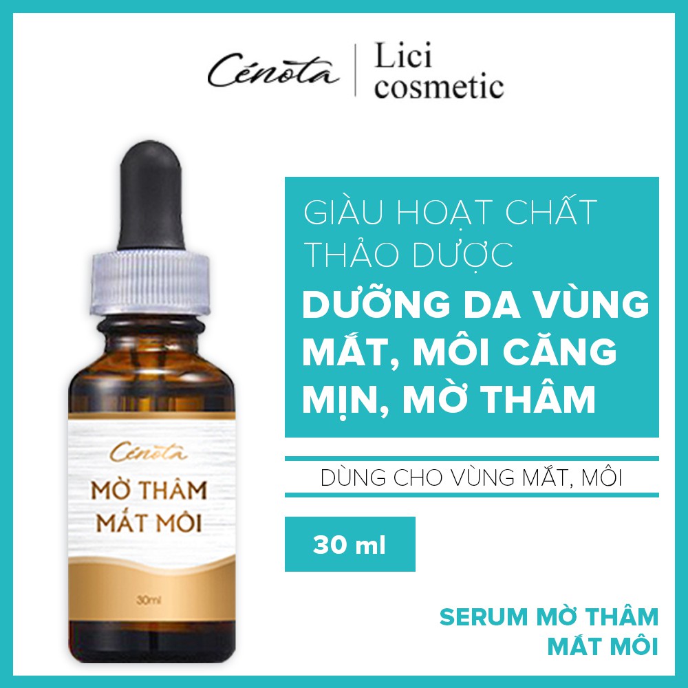 Serum mờ thâm mắt môi Cenota, serum mờ thâm dưỡng ẩm,dưỡng trắng