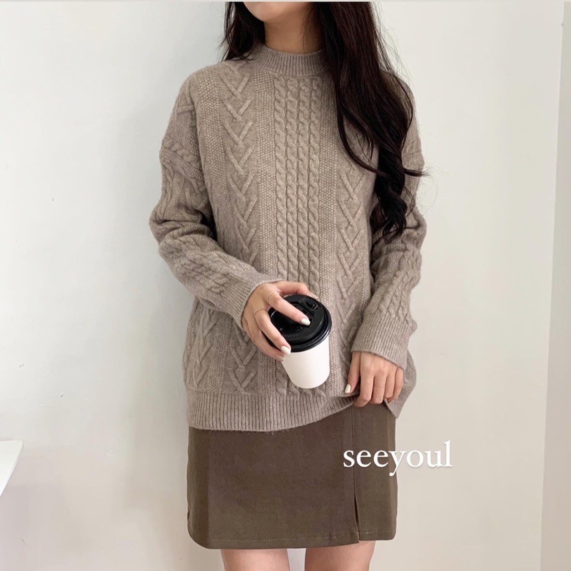Áo len thừng chất dày 🤍 (HÌNH ẢNH THẬT SHOP CHỤP)