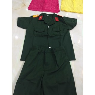 Bộ quần áo bộ đội dành cho bé
