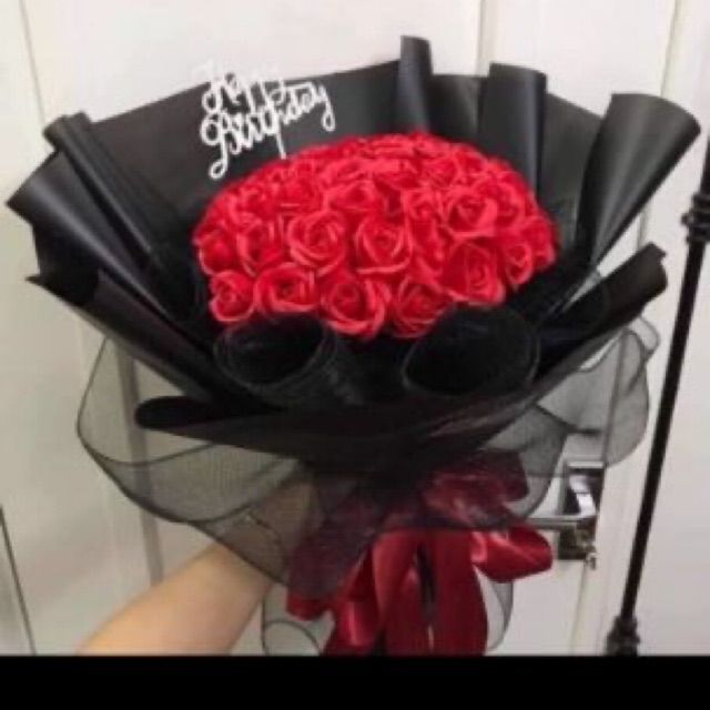 Hoa sáp bó 18 bông
