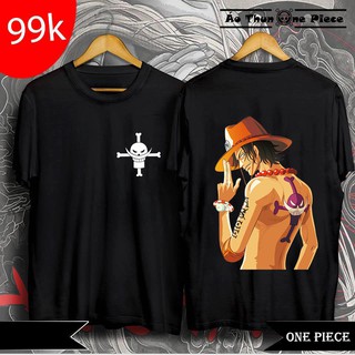 ⚡️freeship⚡️áo thun in hình hỏa quyền portgas d. ace cực đẹp - áo thun one piece