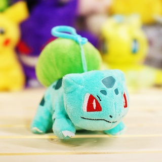 MÓC KHÓA GẤU BÔNG POKEMON BULBASAUR - ẾCH KỲ DIỆU (10CM)