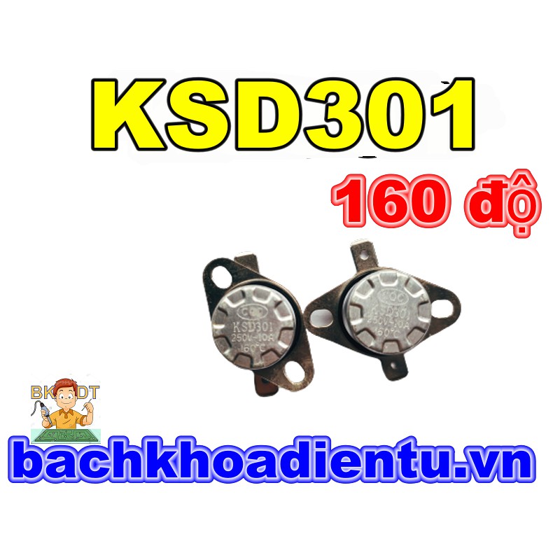 Rơ le nhiệt KSD301 các loại thường đóng.