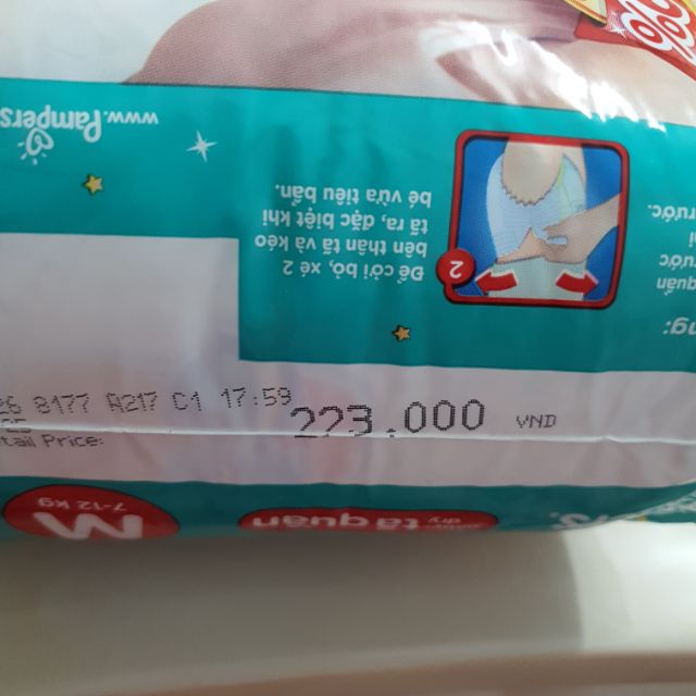 Tã Quần Pampers Size M 40 Miếng