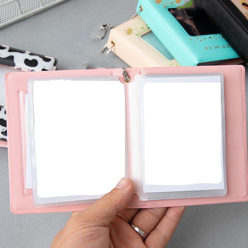 Sổ Đựng Ảnh / Thẻ 3 inch Thiết Kế Đục Lỗ Phong Cách Doanh Nhân