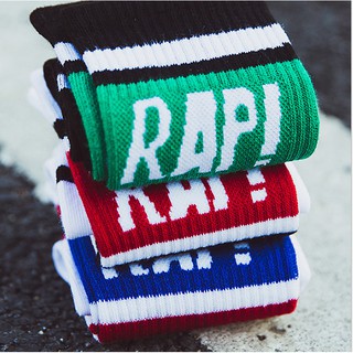 Vớ cổ trung chữ RAP