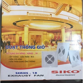 Quạt Hút Âm Trần Siko 18