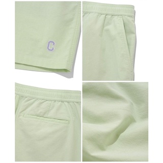 Quần short cotton thêu Logo