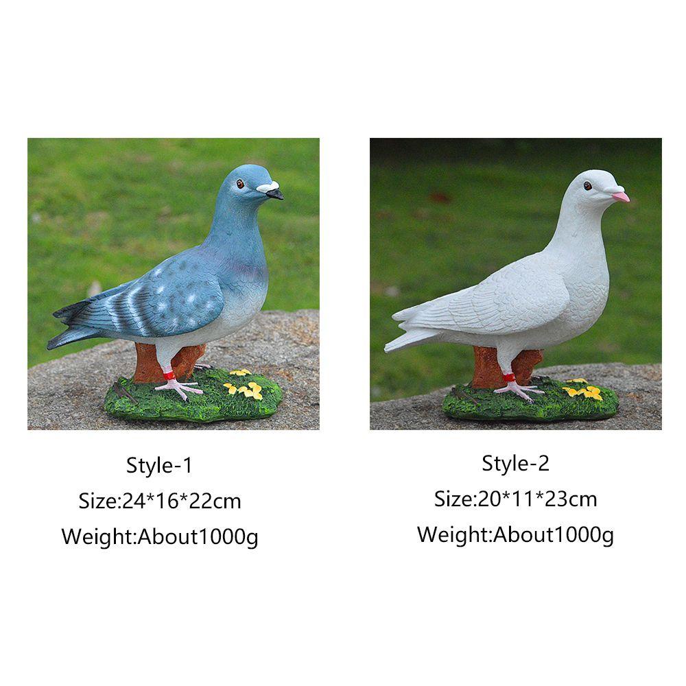 ✧Hành động✧ Mô Hình Chim Bồ Câu Bằng Nhựa Resin Thủ Công Sáng Tạo Trang Trí Nội Thất