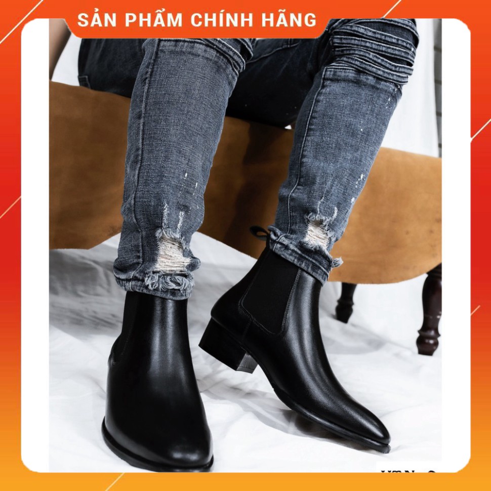 Giày CHELSEA BOOTS chính hãng ❤️ HT.NEO ❤️ Hàng cao cấp da bò thật 100% hot trend 2021 da mềm lót êm đi cực thoải mái.