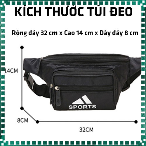 Túi Đeo Hông, Balo Đeo Ngang Bụng, Bao Tử Nam Nữ Mini Đi Chơi Du Lịch Phượt Chống Thấm Nước  (Shop Bố Tôm) | BigBuy360 - bigbuy360.vn