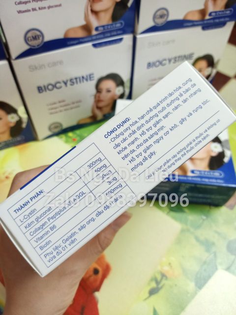 ✔️[CHÍNH HÃNG] BIOCYSTINE - Viên uống đẹp da, chống lão hoá | BigBuy360 - bigbuy360.vn
