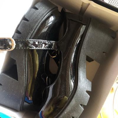 (ORDER) Giày Marry Jane nữ da bóng đế cao 5cm cài quai 3 màu | BigBuy360 - bigbuy360.vn